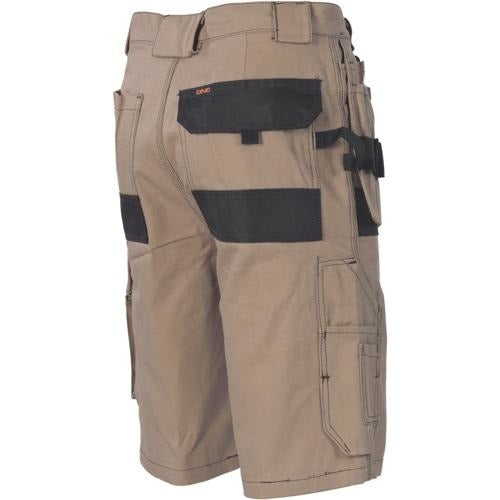 Duratex Cotton Duck Weave Tradies Cargo Shorts - with twin holster tooDNCDuratex Cotton Duck Weave Tradies Cargo Shorts -