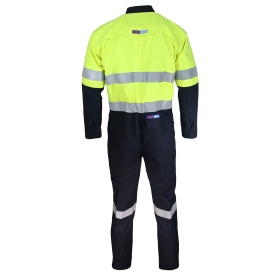 Inherent Flame Retardant 2 Tone Taped Coveralls - 3481DNCInherent Flame Retardant 2 Tone Taped Coveralls - 3481