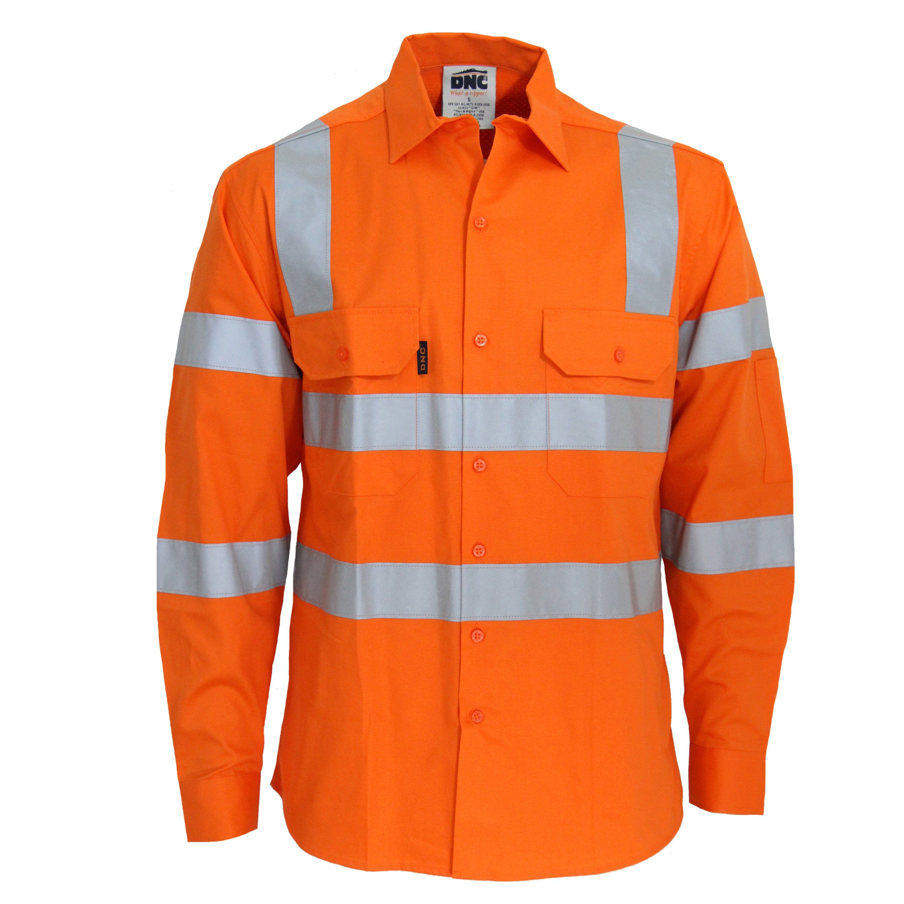 Hi-Vis 3 way Cool-Breeze VIC Rail Shirt 3543DNC-Vis 3