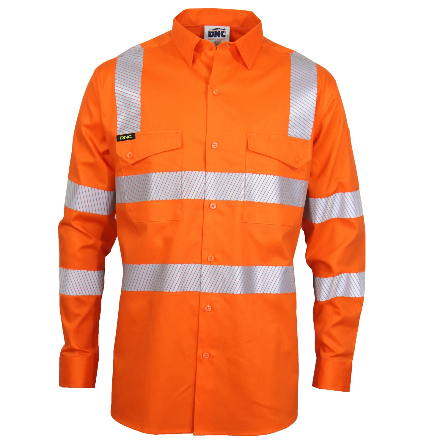 HiVis Segmented Tape Coolight VIC Rail Shirt - 3643DNCHiVis Segmented Tape Coolight VIC Rail Shirt - 3643