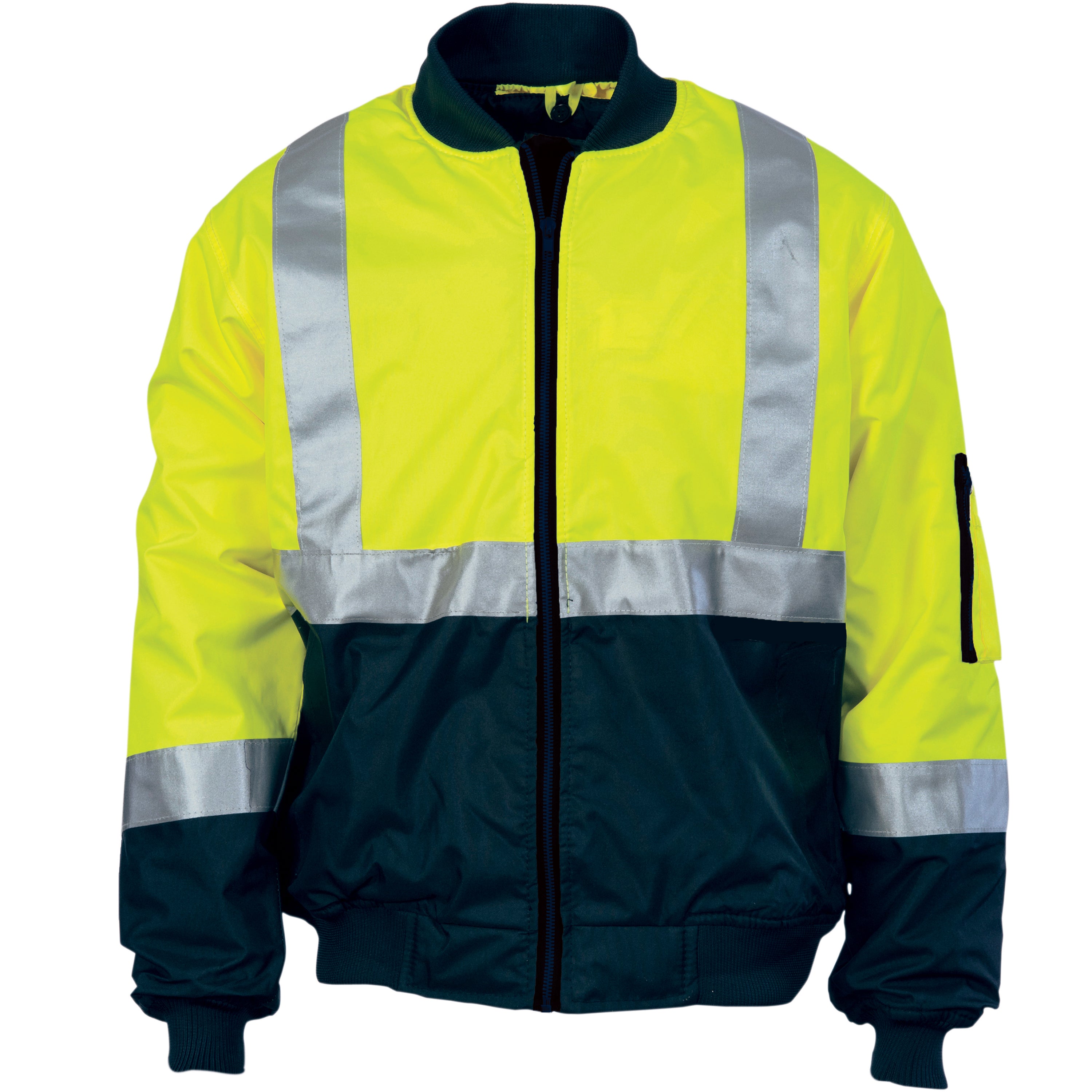 HiVis Two Tone Bomber Jacket with CSR Tape 3762DNCTone Bomber Jacket