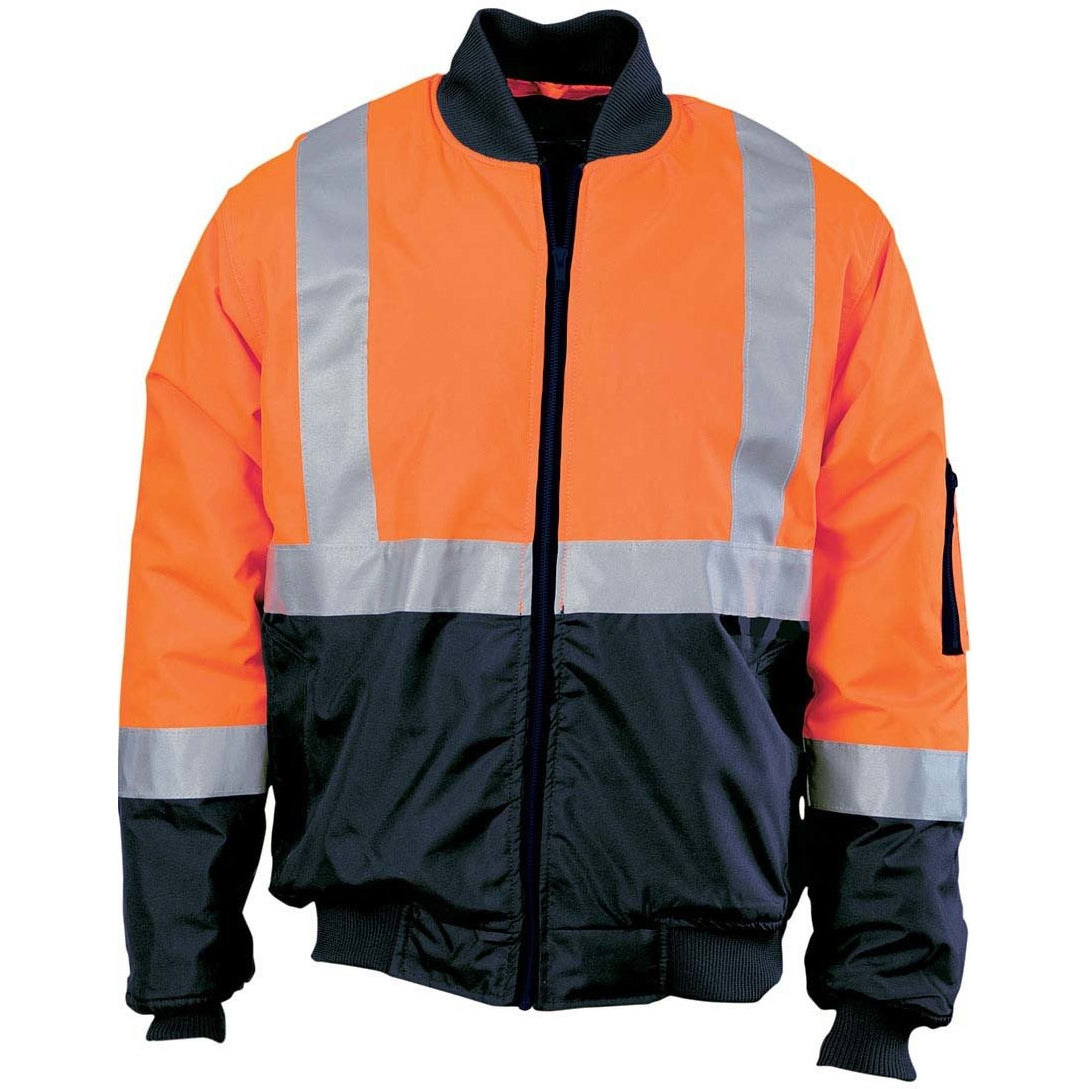 HiVis Two Tone Bomber Jacket with CSR Tape 3762DNCTone Bomber Jacket