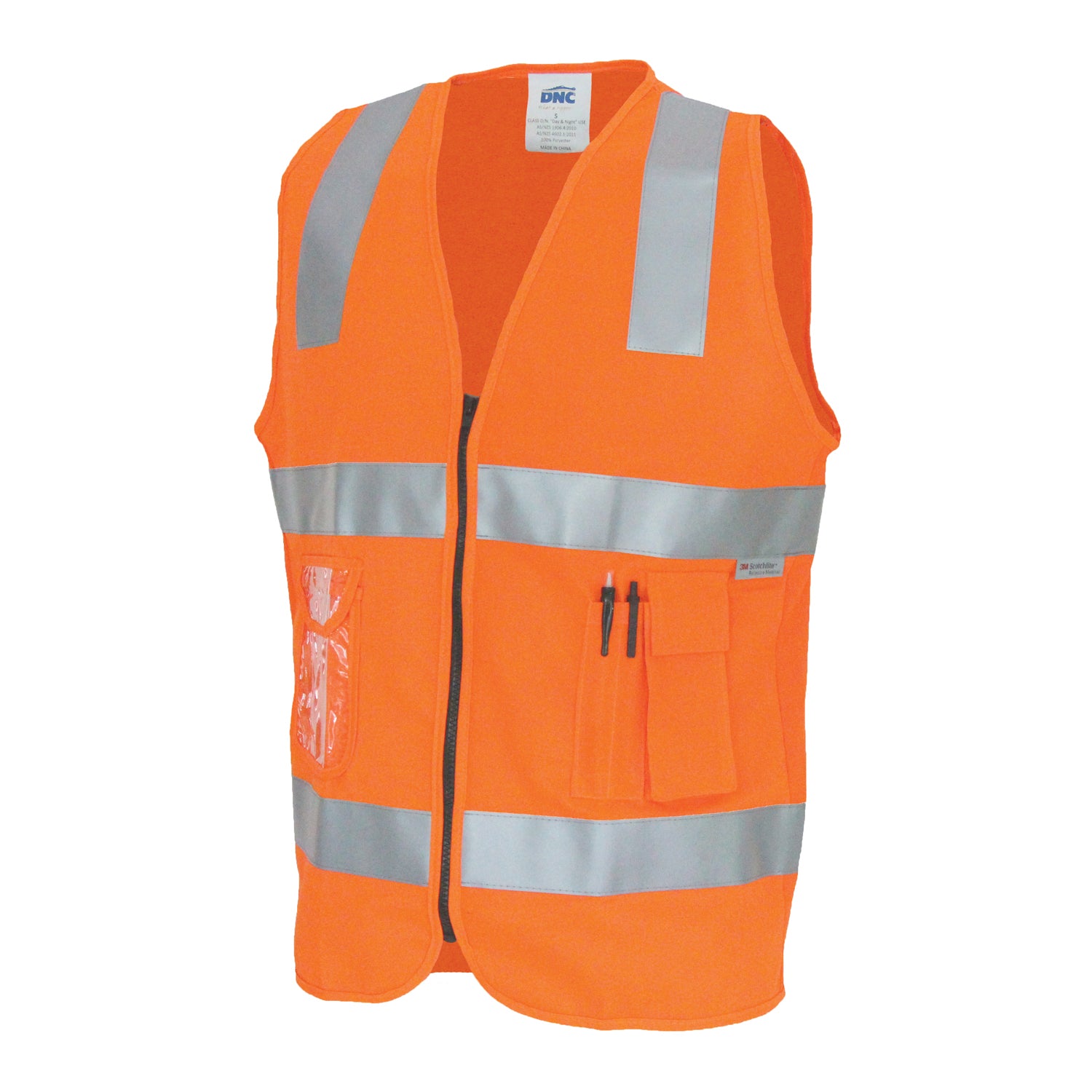 Day/Night Side Panel Safety Vests - 3807DNCDay/Night Side Panel Safety Vests - 3807
