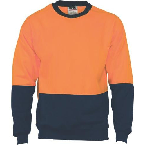HiVis Two Tone Fleecy Sweat Shirt