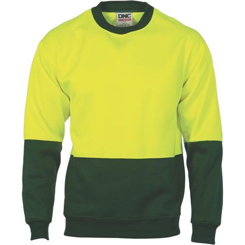 HiVis Two Tone Fleecy Sweat Shirt