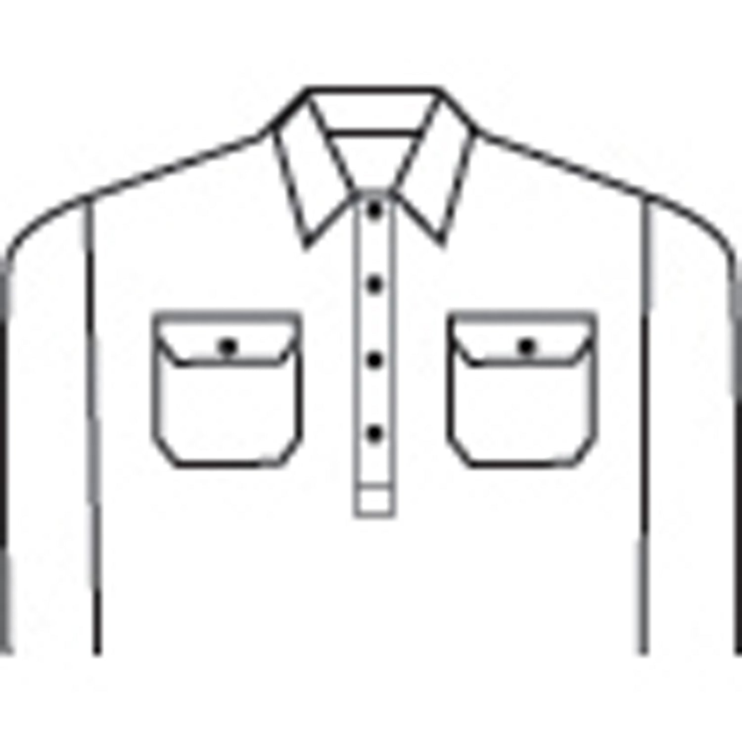 HiVis Close Front Cotton Drill Shirt with 3M R/Tape 3849