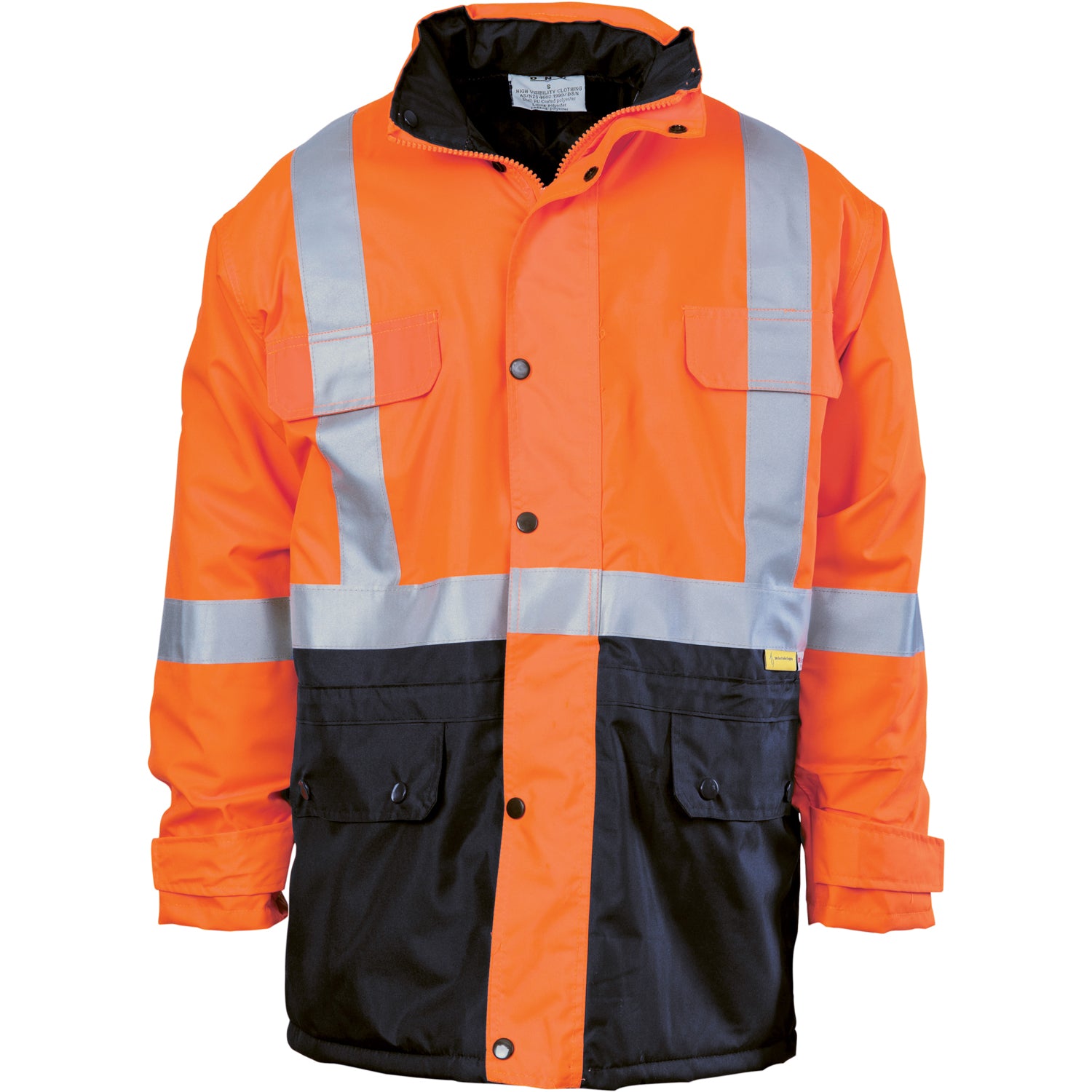 HiVis Two Tone Quilted Jacket with 3M R/Tape - 3863DNCTone Quilted Jacket