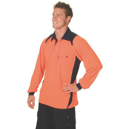 Cool Breathe Action Polo Shirt - Long Sleeve 3894DNCCool Breathe Action Polo Shirt - Long Sleeve 3894