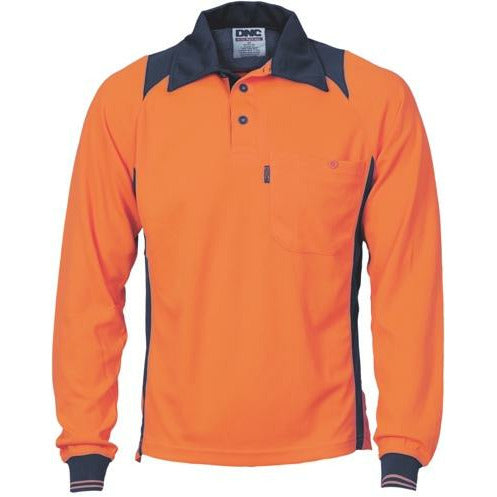 Cool Breathe Action Polo Shirt - Long Sleeve 3894DNCCool Breathe Action Polo Shirt - Long Sleeve 3894