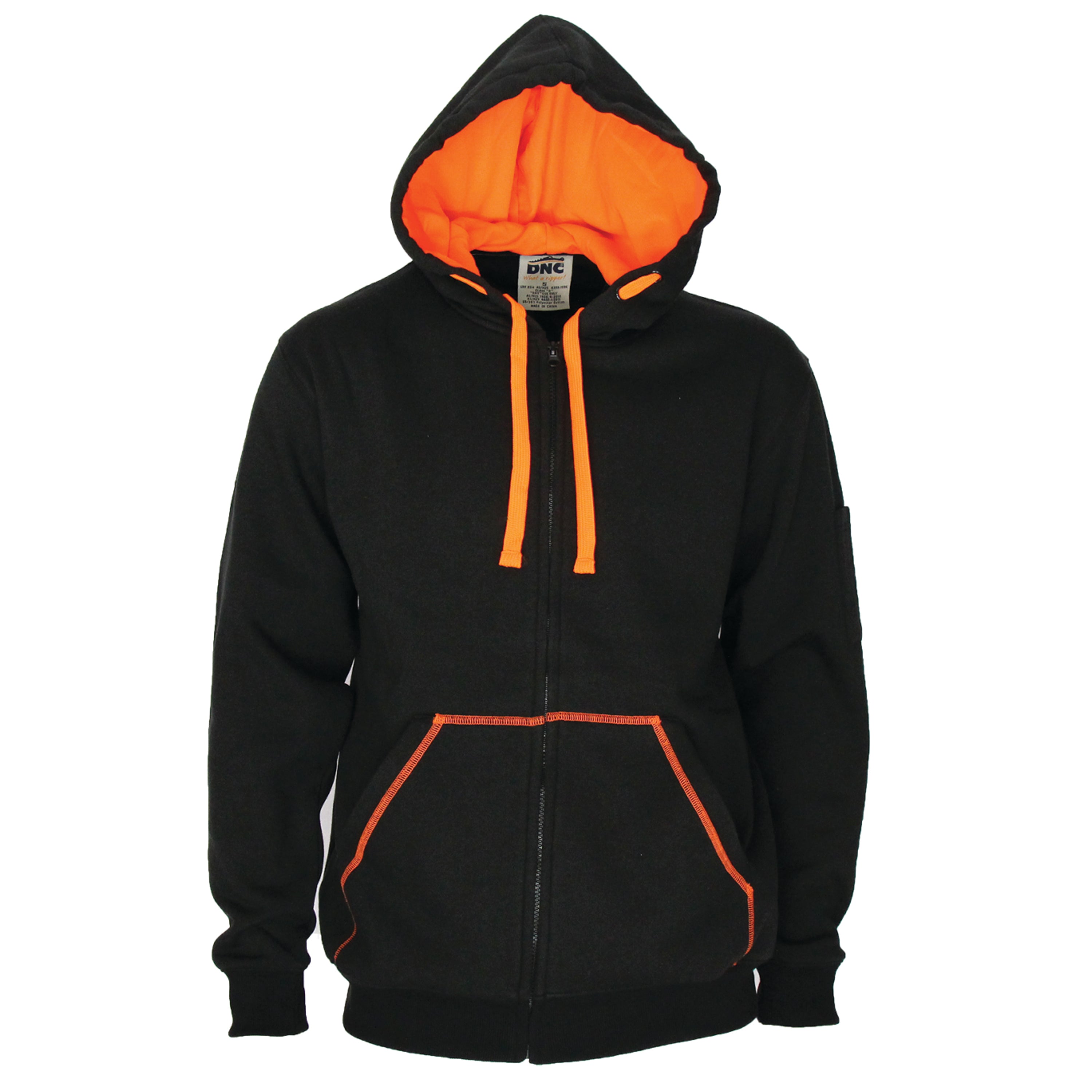Full zip Super Brushed Fleece Hoodie 5424DNCFull zip Super Brushed Fleece Hoodie 5424