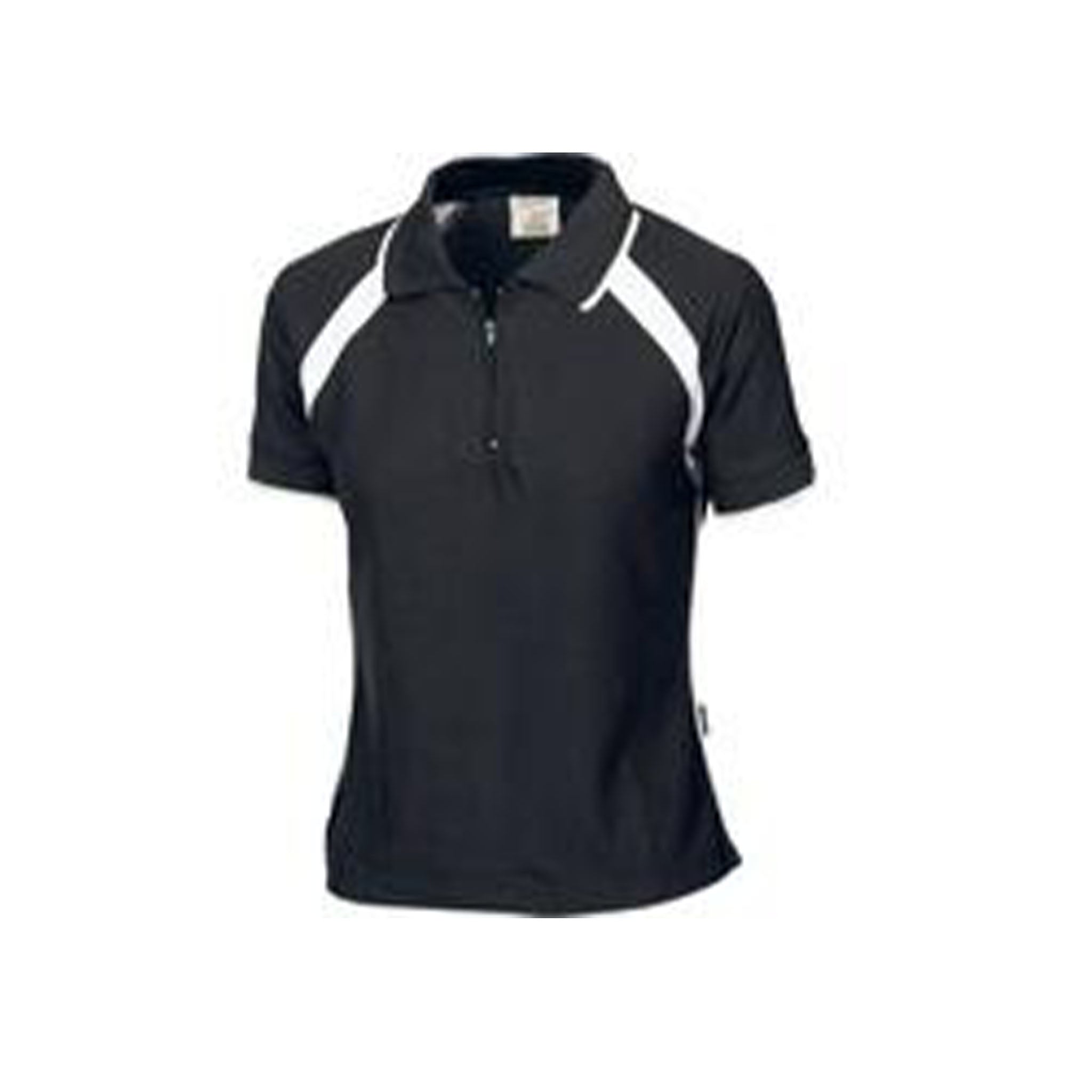 Ladies Poly/Cotton Contrast Raglan Panel Polo 5246DNCLadies Poly/Cotton Contrast Raglan Panel Polo 5246