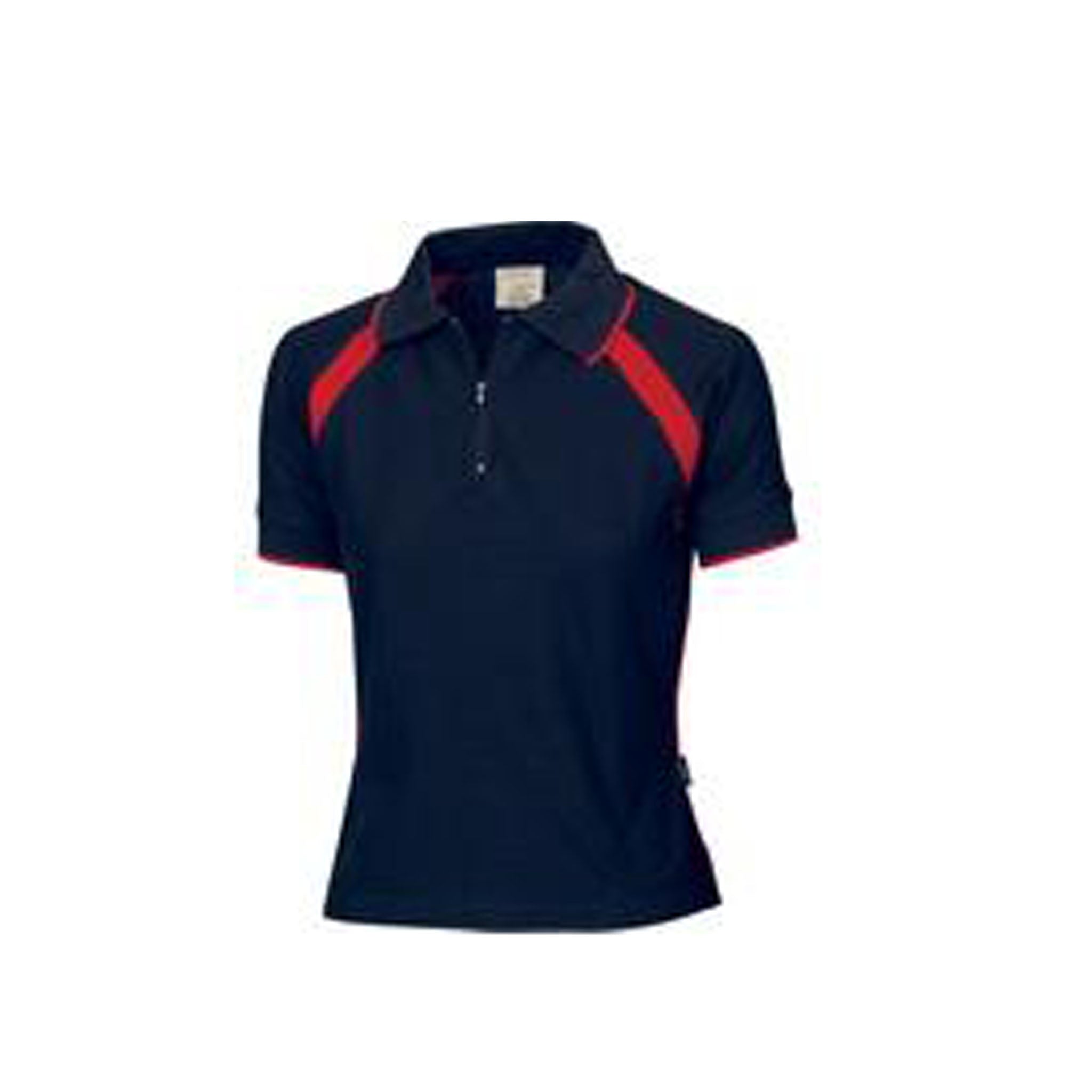 Ladies Poly/Cotton Contrast Raglan Panel Polo 5246DNCLadies Poly/Cotton Contrast Raglan Panel Polo 5246