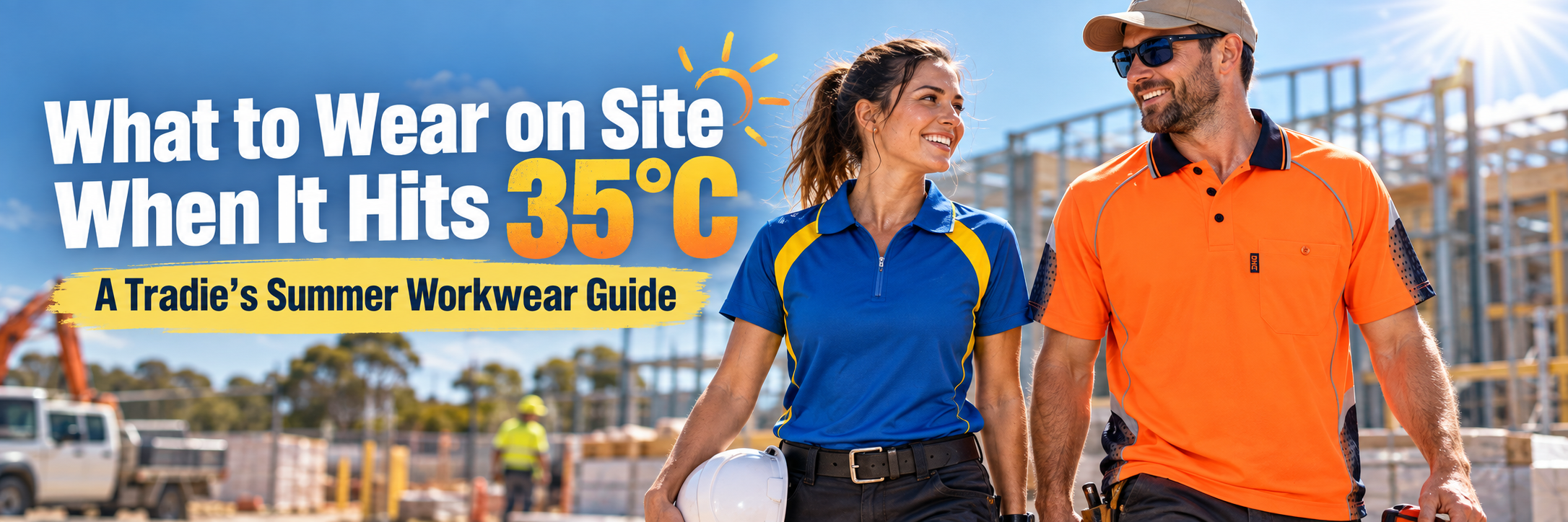 What to Wear on Site When It Hits 35°C: A Tradie’s Summer Workwear Guide
