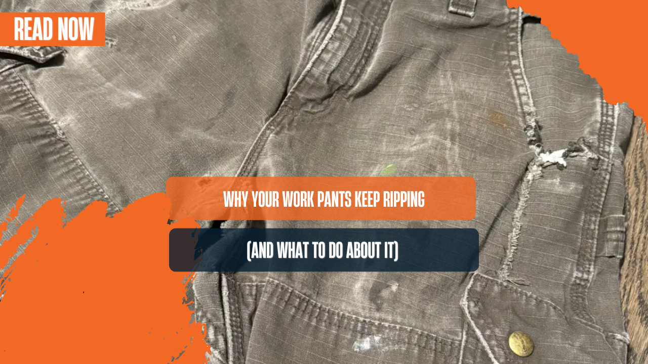 Why Your Work Pants Keep Ripping (And What to Do About It)