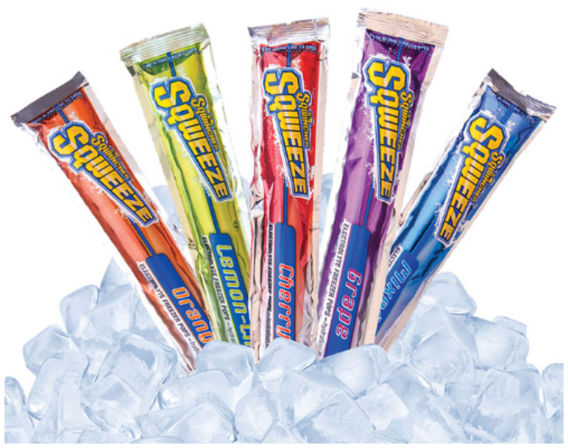 Sqwincher Sqweeze Pops Mixed Flavour 10PK