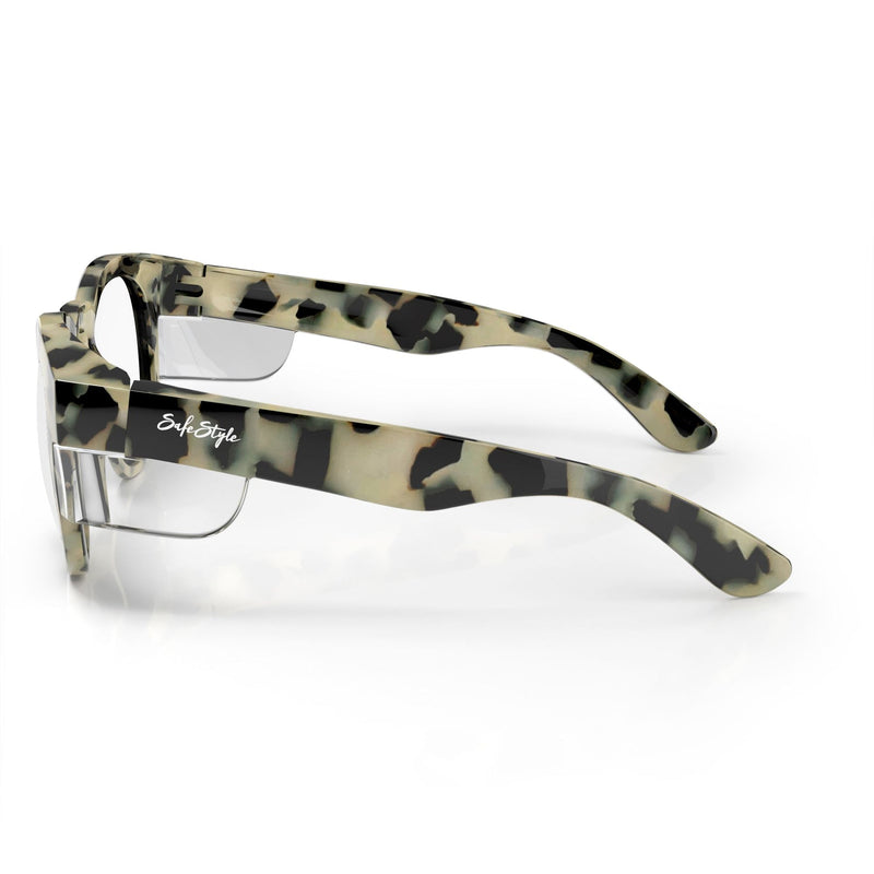 Safe Style CRMTC100 Cruisers Milky Torts Frame /Clear UV400 Safety Glasses