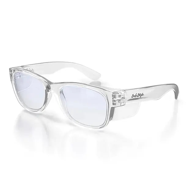 Safe Style CCB100 Classics Clear Frame Safety Glasses