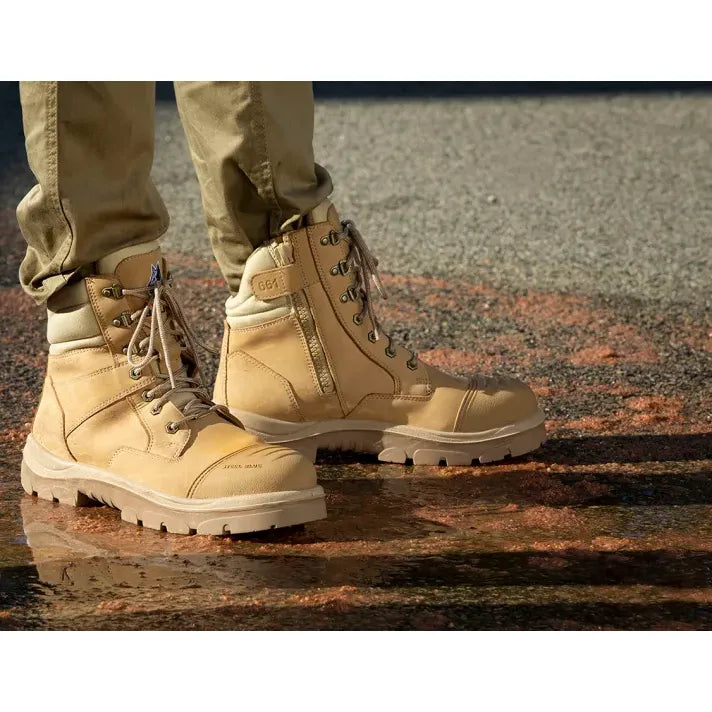 Steel Blue 312661 Southern Cross L/U Zip Scuff Safety Boot