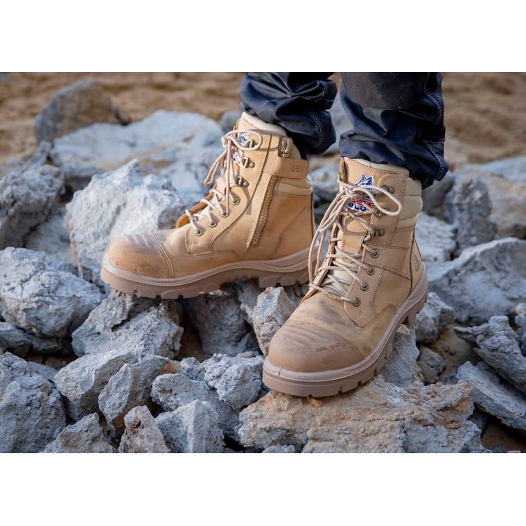 Steel Blue 312661 Southern Cross L/U Zip Scuff Safety Boot