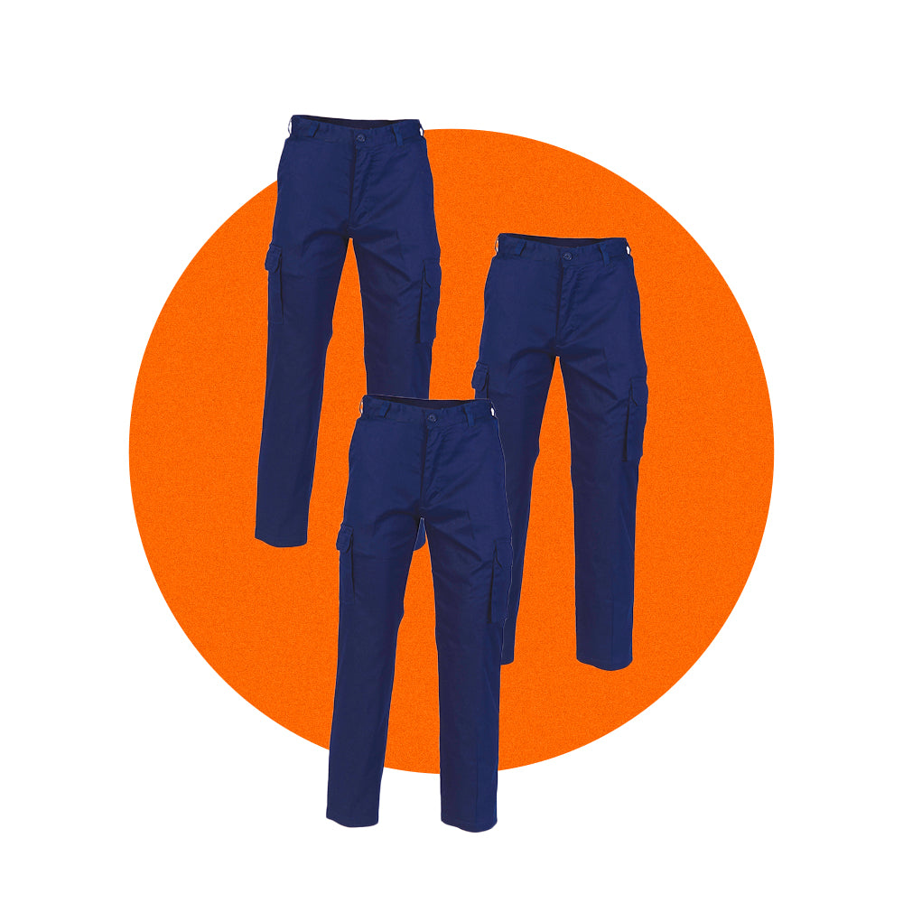 Tradie Lightweight Cotton Cargo Pants Value Pack 3316