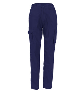 Ladies Heavy Weight Cotton Drill Cargo Pants 3322