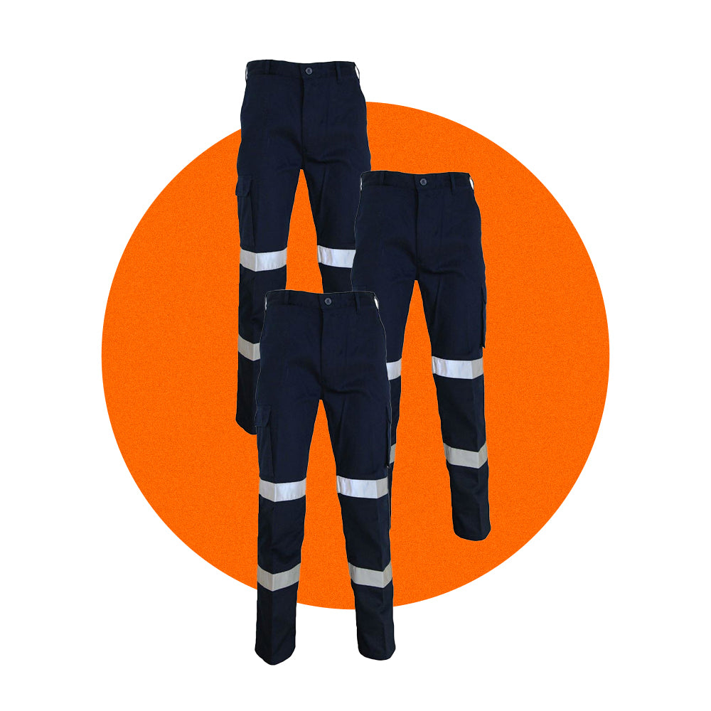 Tradie Lightweight Cotton Biomotion Taped Cargo Pants Value Pack 3362