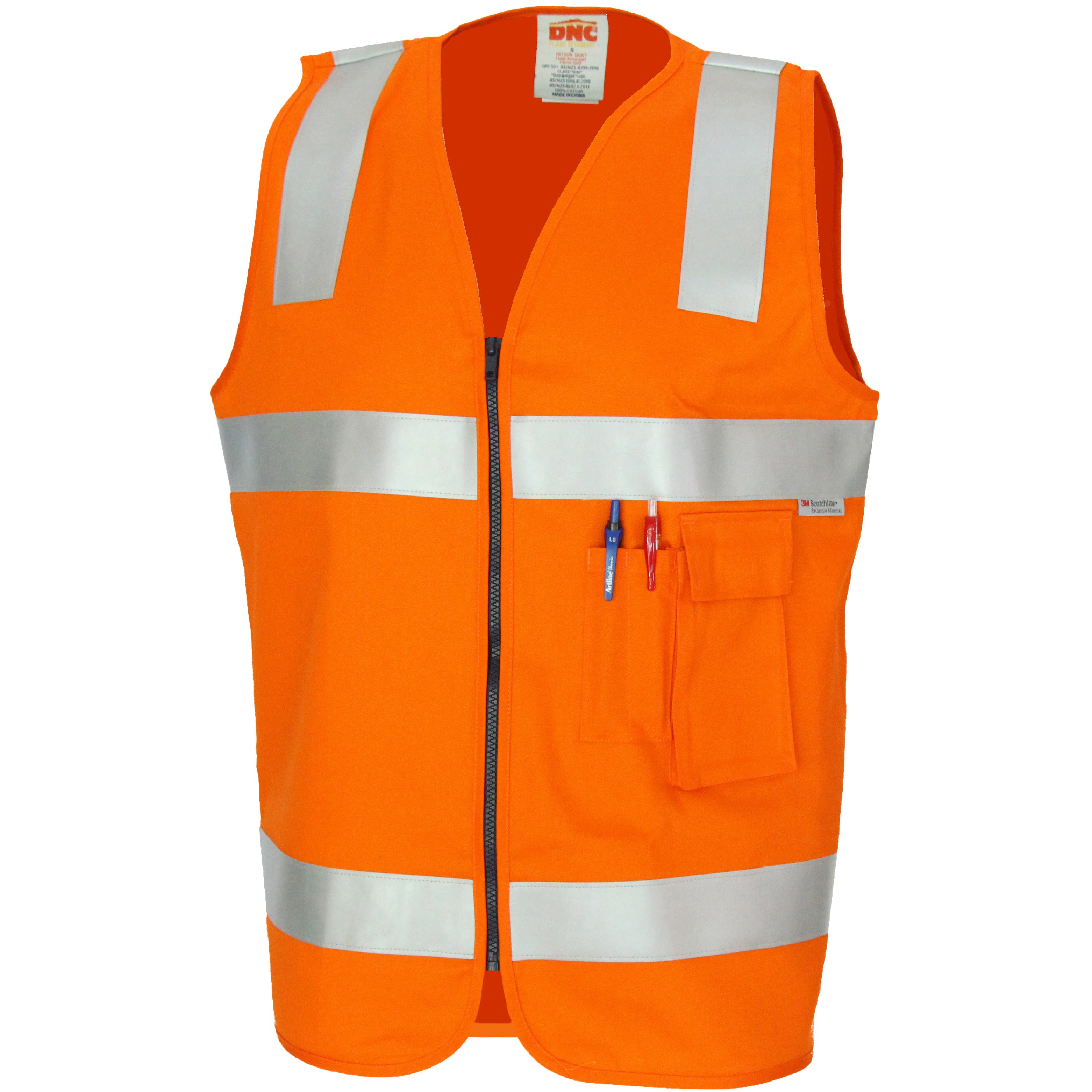 Patron Saint Flame Retardant Safety Vest with 3M F/R Tape 3410