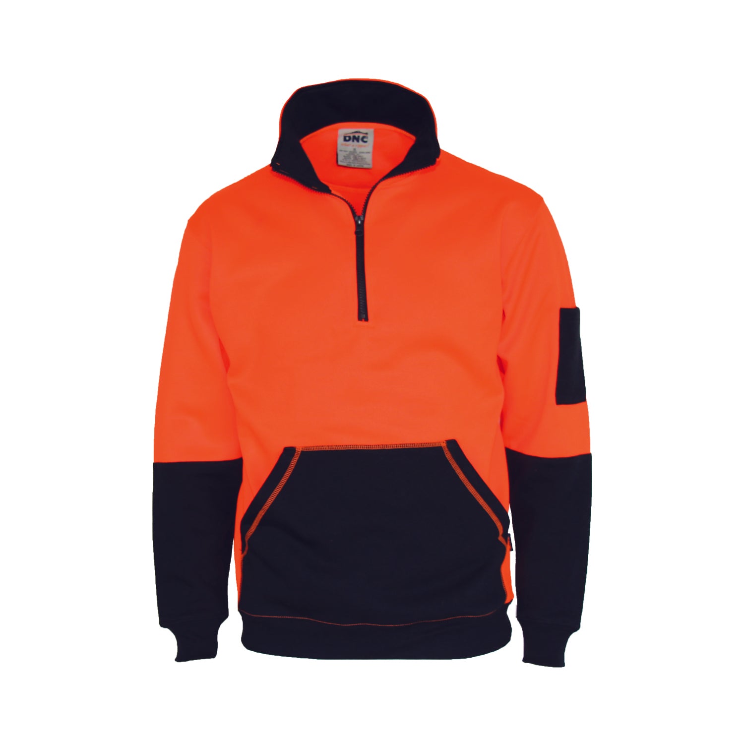 HiVis 1/2 Zip Super Fleecy 3724DNCHiVis 1/2 Zip Super Fleecy 3724