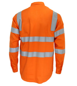 HiVis L/W CSR R/Tape VIC Rail Shirt- LS 3741