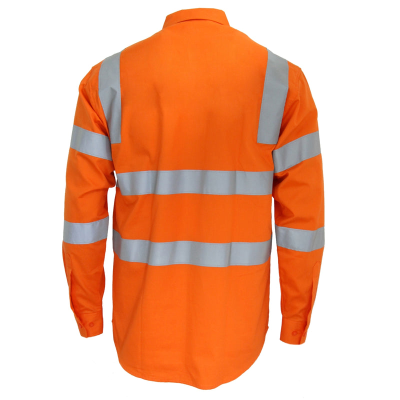 HiVis L/W CSR R/Tape VIC Rail Shirt- LS 3741