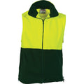 HiVis Two Tone Full Zip Polar Fleece Vest 3828DNCTone Full Zip Polar Fleece Vest 3828