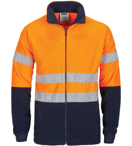 HiVis two tone full zip polar fleece with Reflective Tape 3830