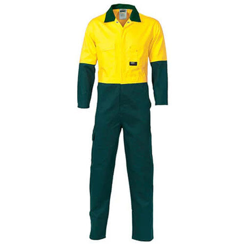 HiVis Two Tone Cotton Coverall 3851