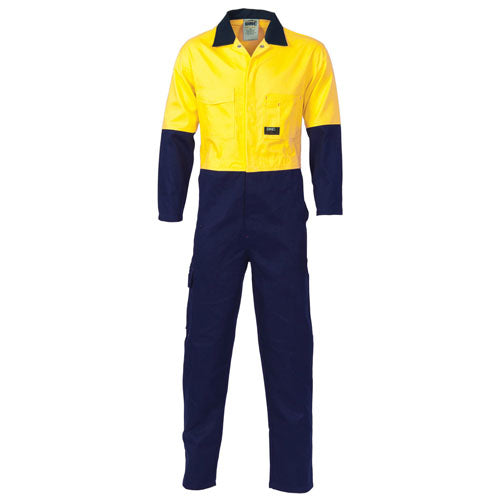 HiVis Two Tone Cotton Coverall 3851