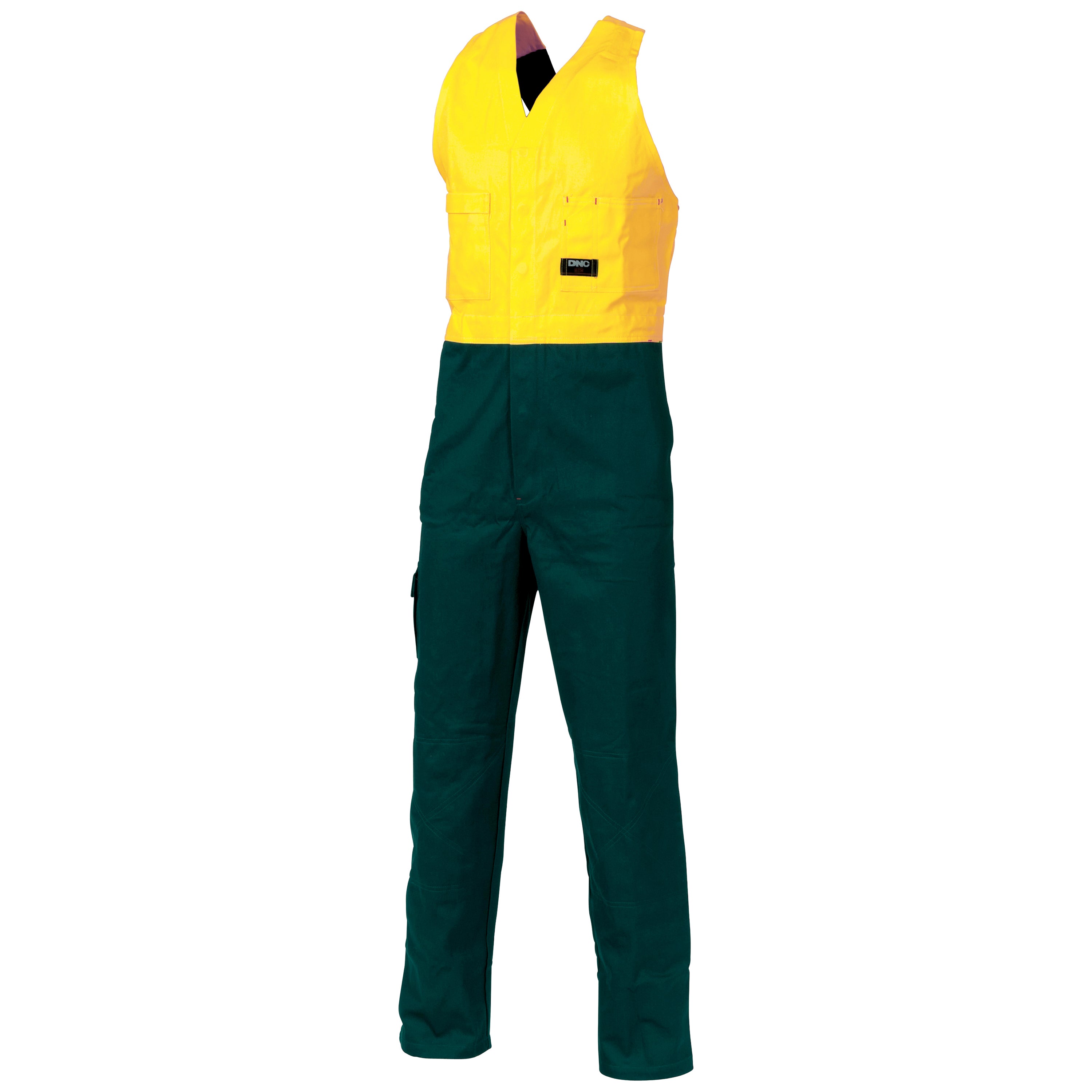 HiVis Two Tone Cotton Action Back Overall - 3853