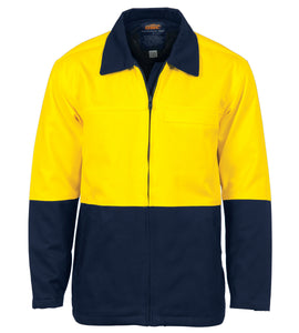 HiVis Two Tone Drill Jacket - 3868