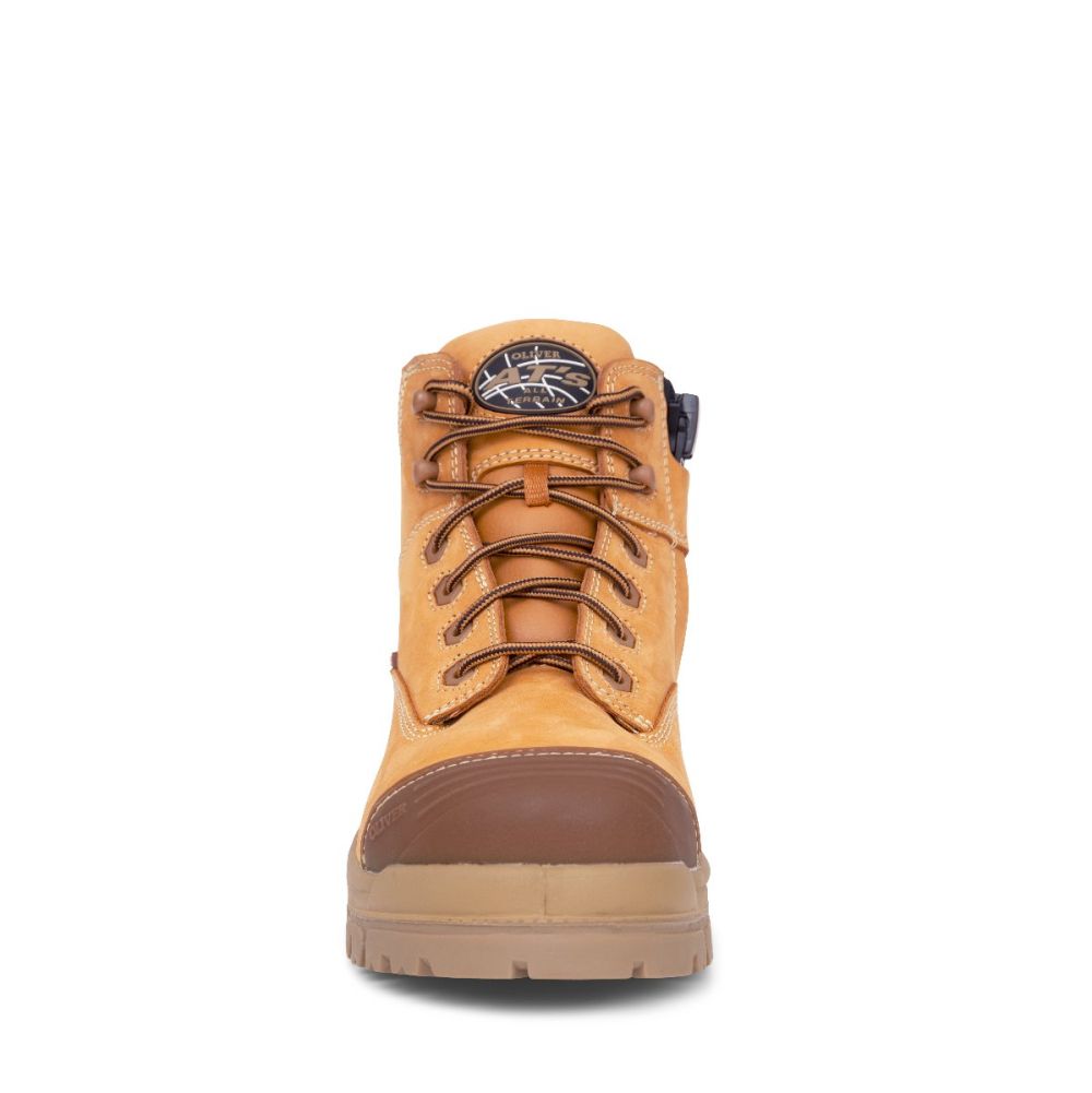 Oliver 45630Z L/U Zip Comp Toe Safety Boot