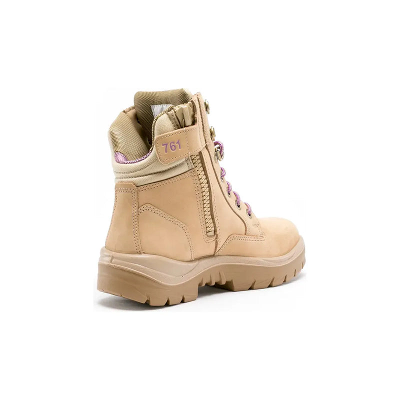 Steel Blue 522761 Southern Cross Ladies L/U Nitrile Zip Safety Boot