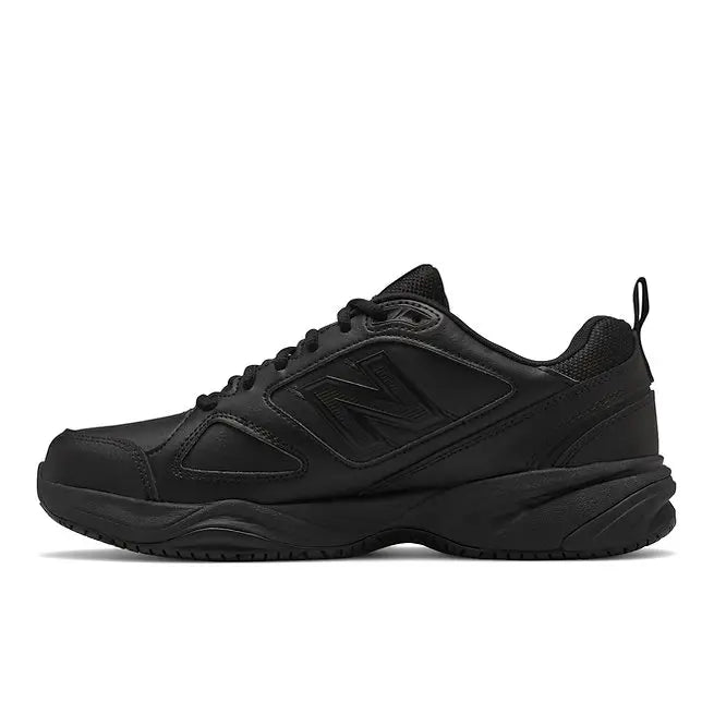 New Balance MID626 Jogger - black industrial sneaker with leather upper and slip-resistant outsole.