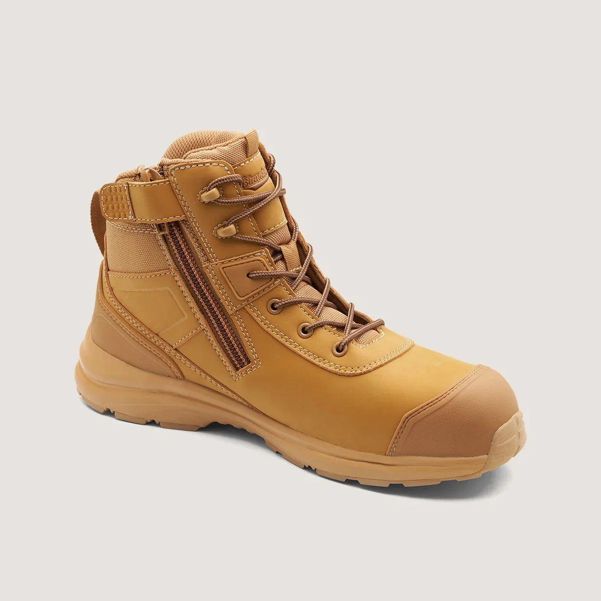 Blundstone 796 Blundstone - Rubber Comp Safety - Wheat - Unisex - Zip BlundstoneBlundstone 796 Blundstone - Rubber Comp Safety - Wheat - Unisex - Zip Side