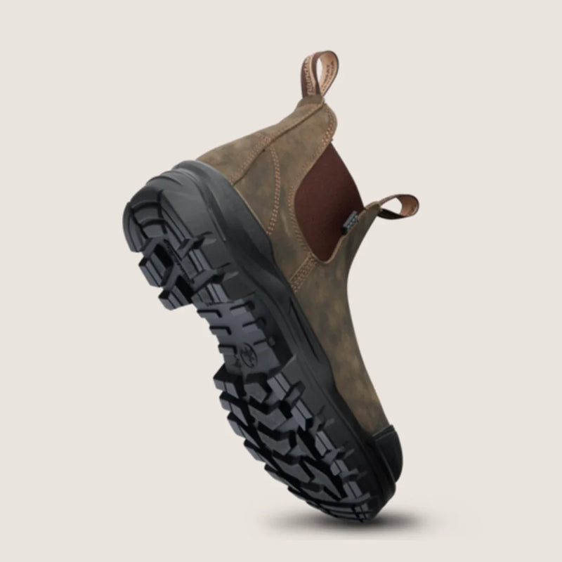 Blundstone 8002 Rotoflex - TPU Steel Safety - Rustic Brown - Unisex - BlundstoneBlundstone 8002 Rotoflex - TPU Steel Safety - Rustic Brown - Unisex - Elastic Side