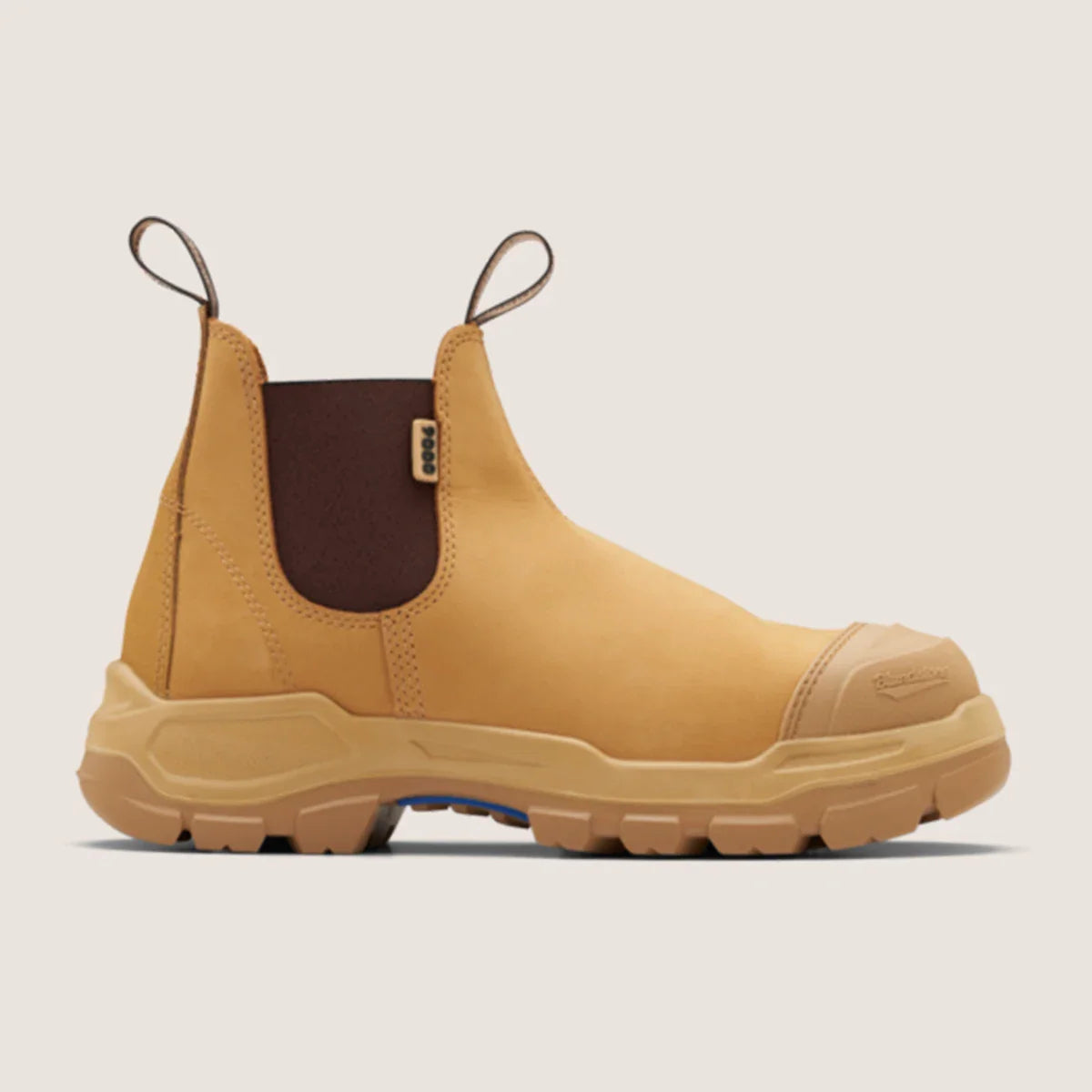 Blundstone 9000 Rotoflex - Rubber Steel Safety - Wheat - Unisex - ElasBlundstoneBlundstone 9000 Rotoflex - Rubber Steel Safety - Wheat - Unisex - Elastic Side