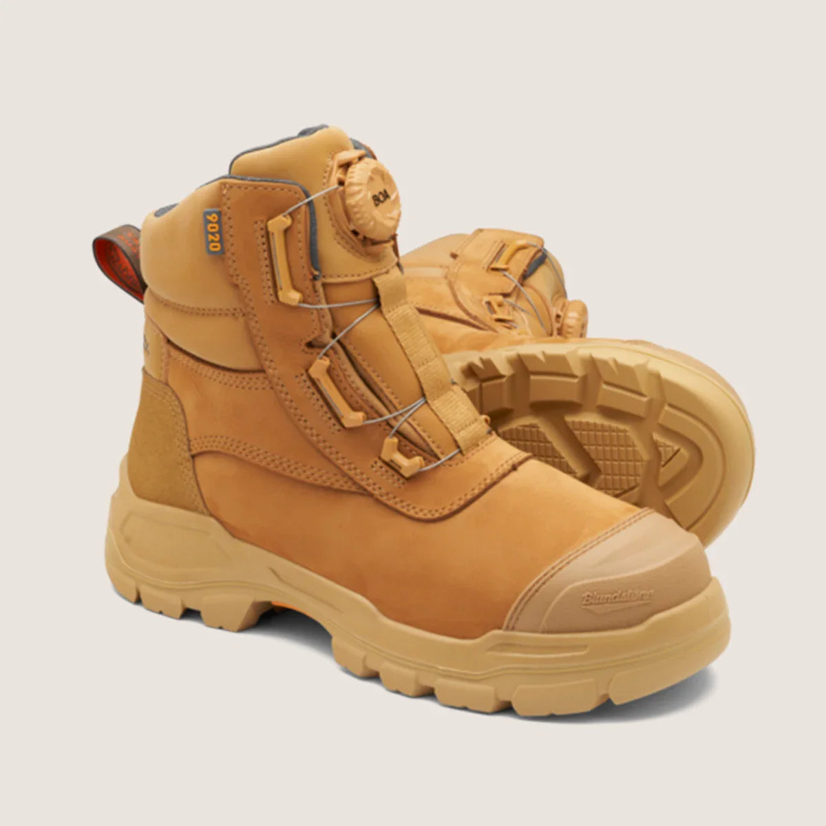 Blundstone 9020 Rotoflex - Rubber Steel Safety - Wheat - Unisex - 150MBlundstoneBlundstone 9020 Rotoflex - Rubber Steel Safety - Wheat - Unisex - 150Mm Boa Lace
