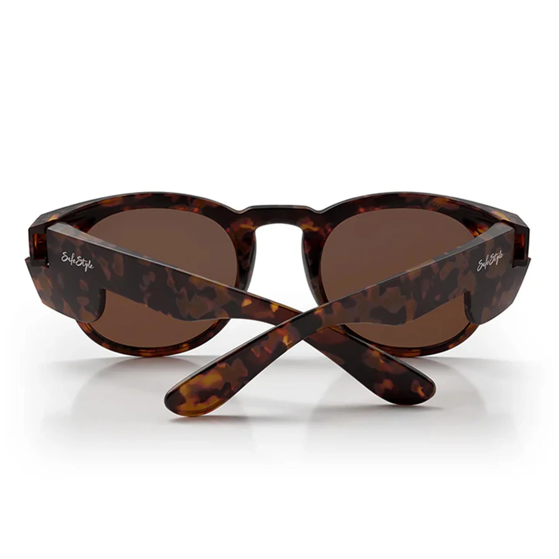Safe Style CRMTBRP100 Cruiser Matte Tort Frame Brown Polarised Safety Glasses