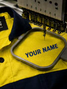 Garment Decoration - Embroidery Name