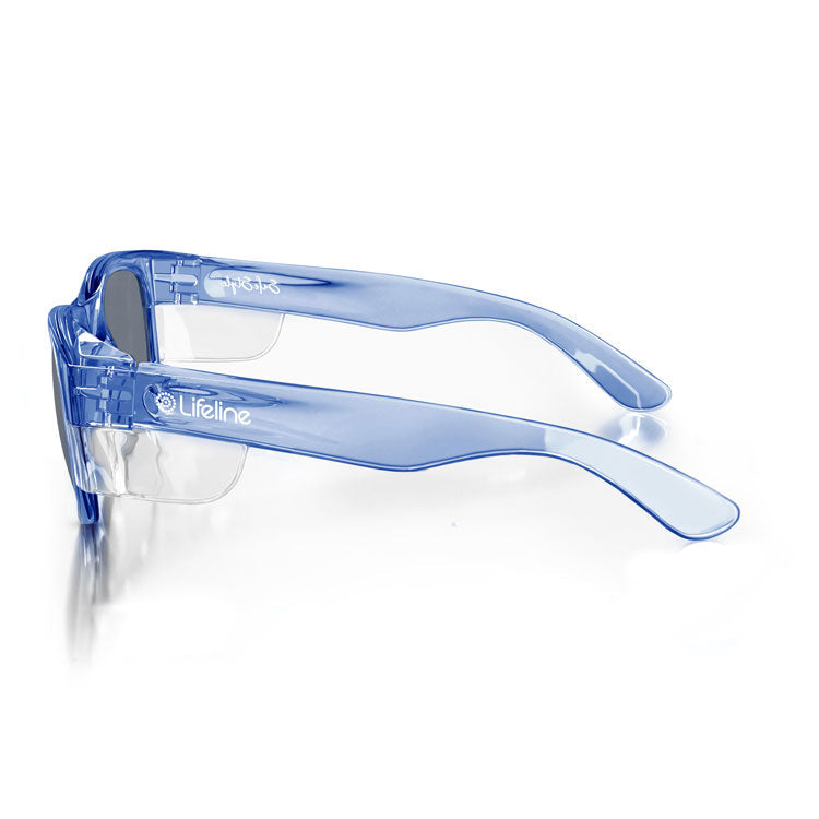 Safe Style CBLT100 Classics Blue Frame Tinted Safety Glasses
