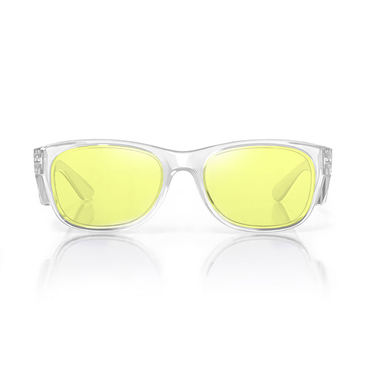 Safe Style CCY100 Classic Clear Frame Yellow Safety Glasses