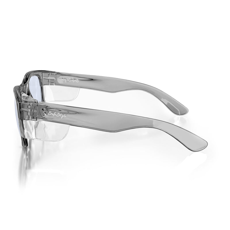 Safe Style CGB100 Classic Graphite Frame Blue Safety Glasses