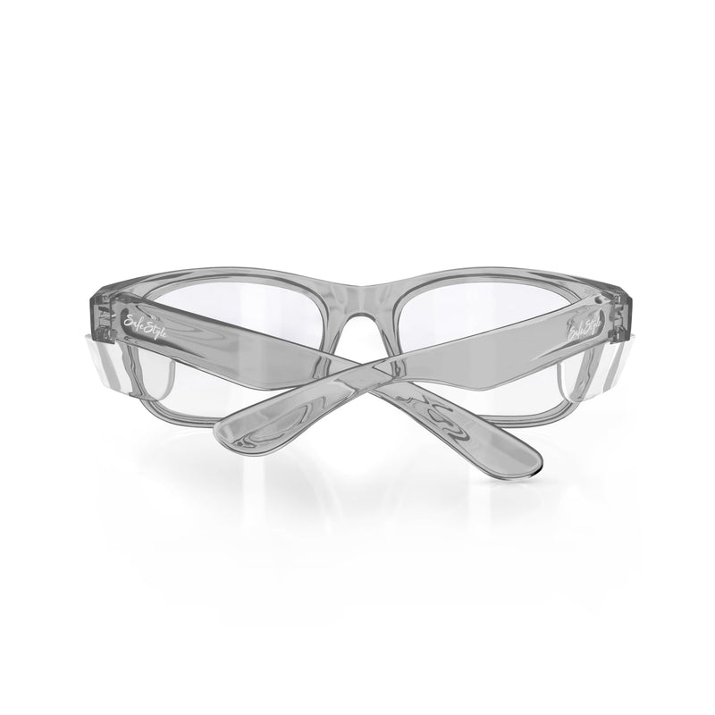 Safe Style CGC100 Classic Graphite Frame Clear Safety Glasses