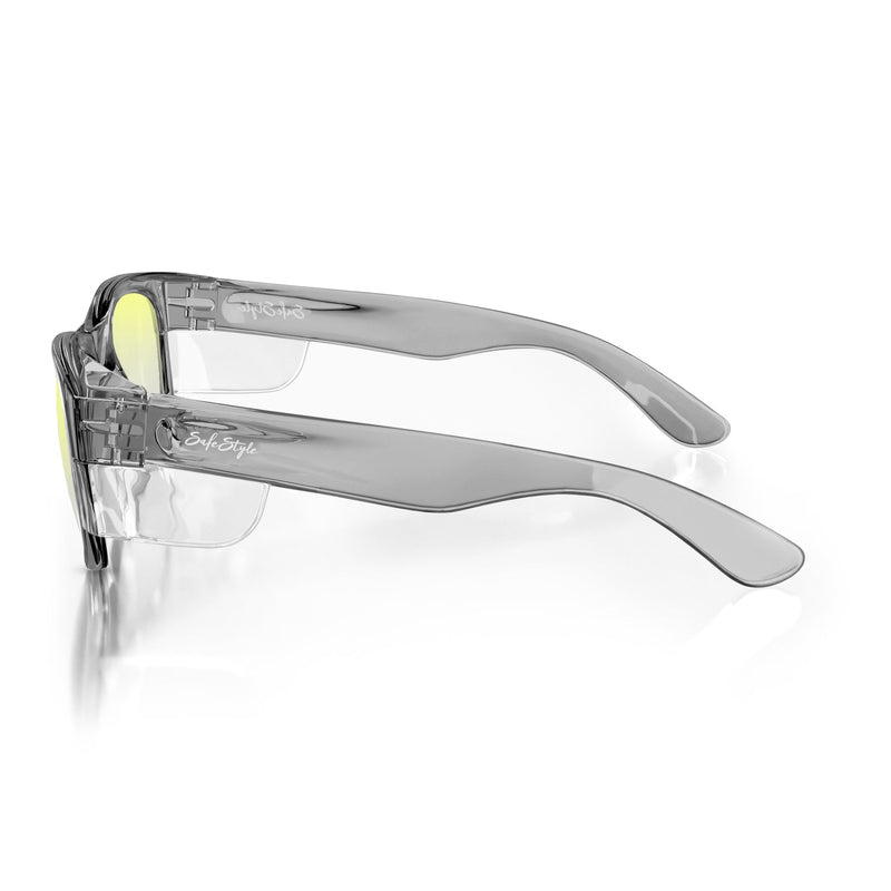Safe Style CGY100 Classics Graphite Frame/ Yellow UV400 Safety Glasses
